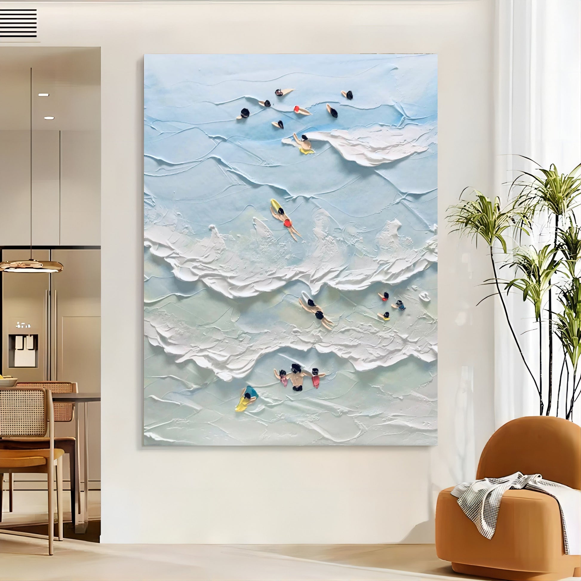Plaster Art Texture Painting SG096 - Neutralighting