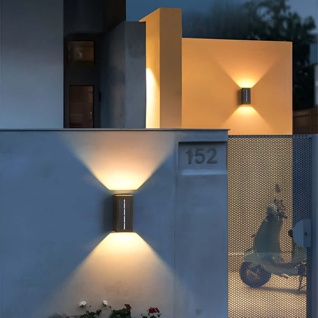 Ivar Rectangular LED Modern Steel Outdoor Wall Sconce Light