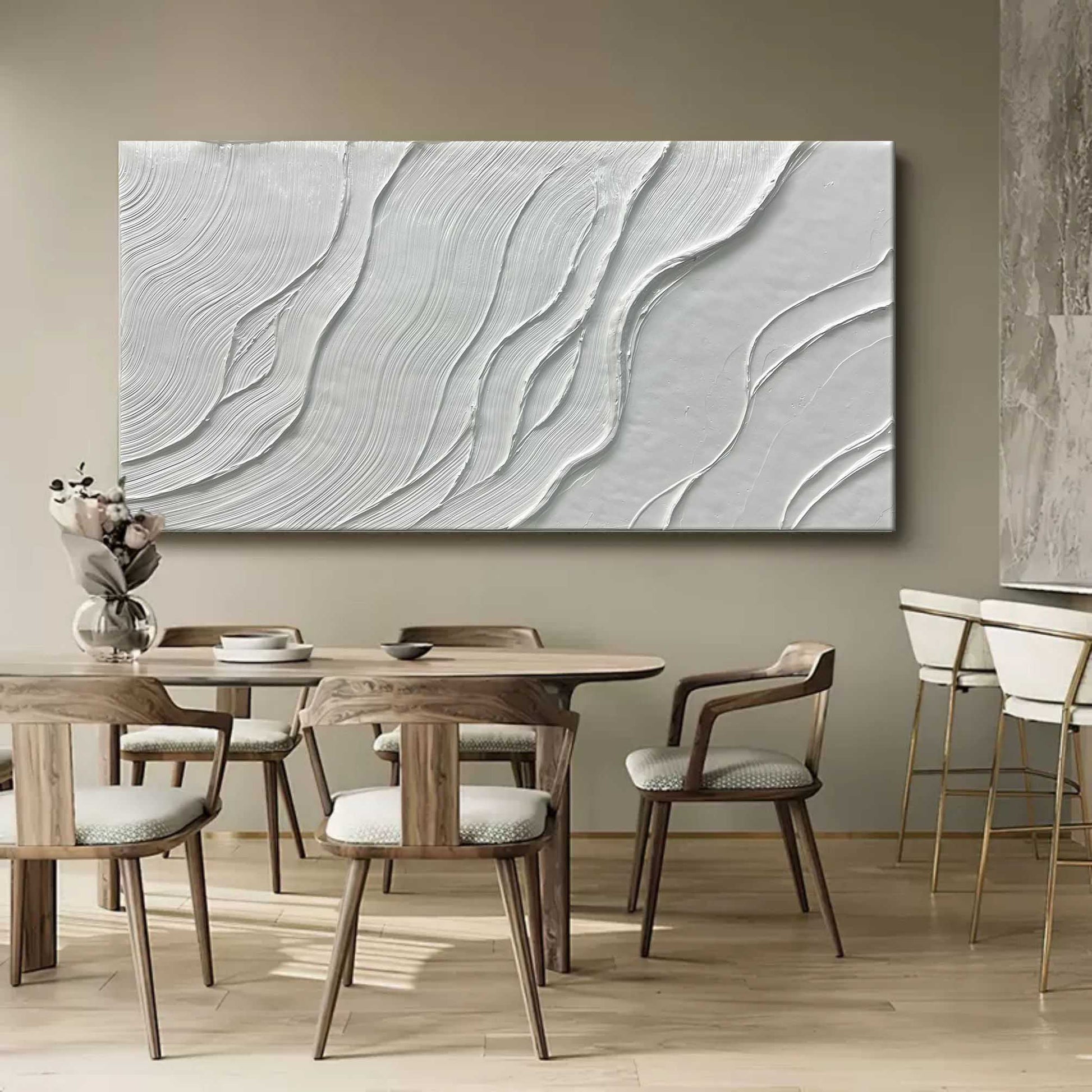 Plaster Art Texture Painting SG195 - Neutralighting