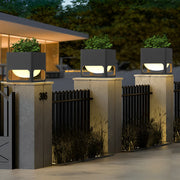 Beverly Square Flowerpot Modern Outdoor Post Lights
