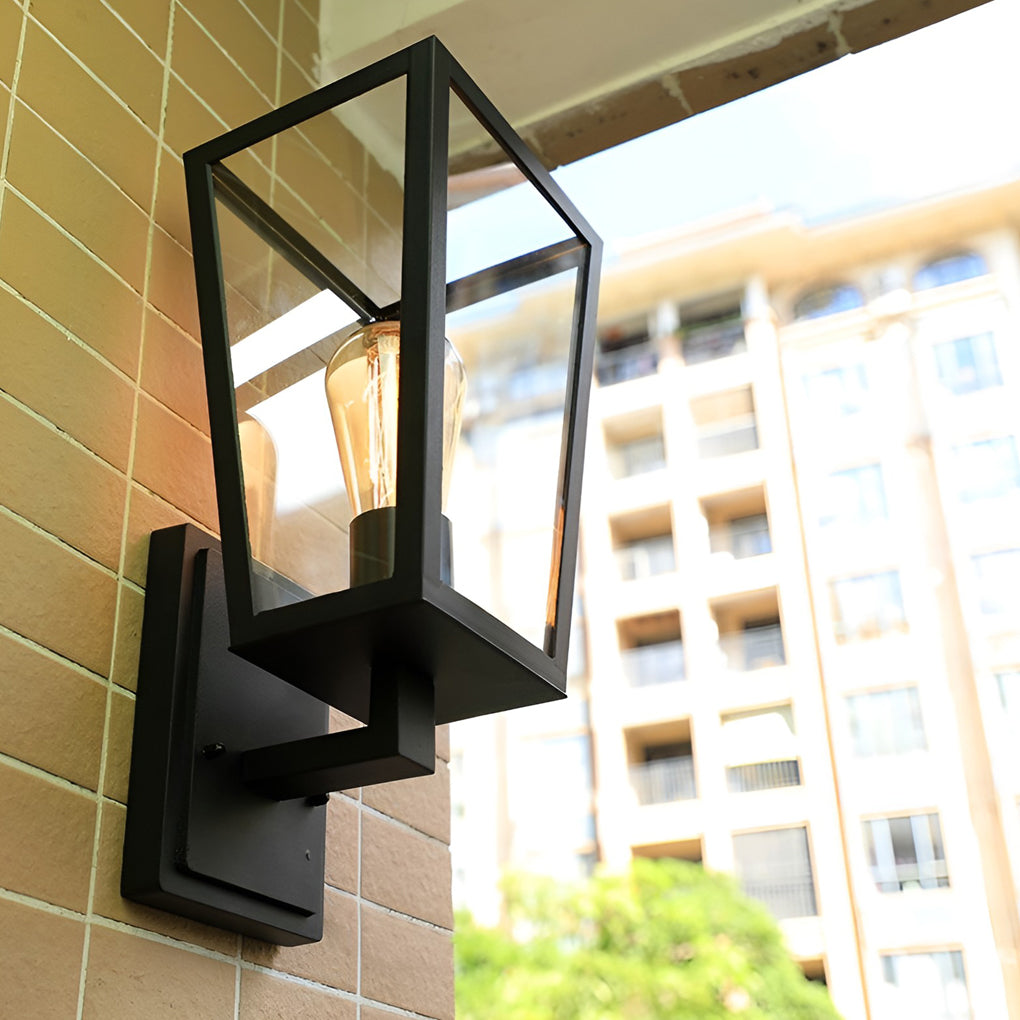 Larissa Trapezoidal LED Vintage Outdoor Wall Light