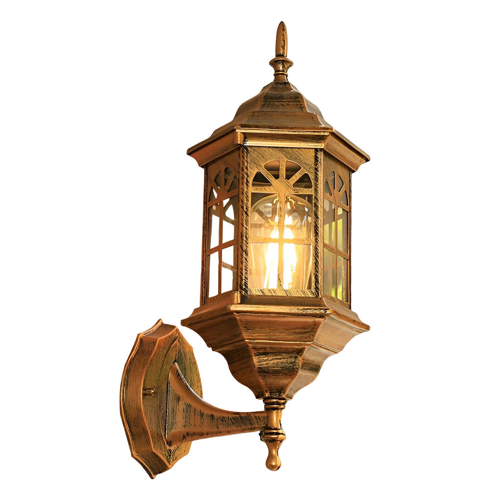 Wilette Classic LED European Glass Outdoor Wall Lamp
