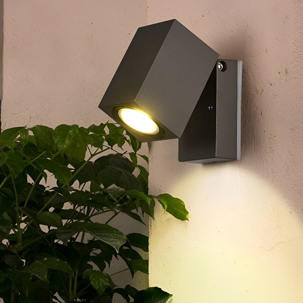 Constnt Square Sensor LED Outdoor Wall Spot Lights