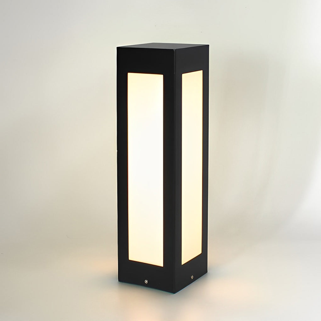 Unite Modern Automatic LED Outdoor Bollard Lights