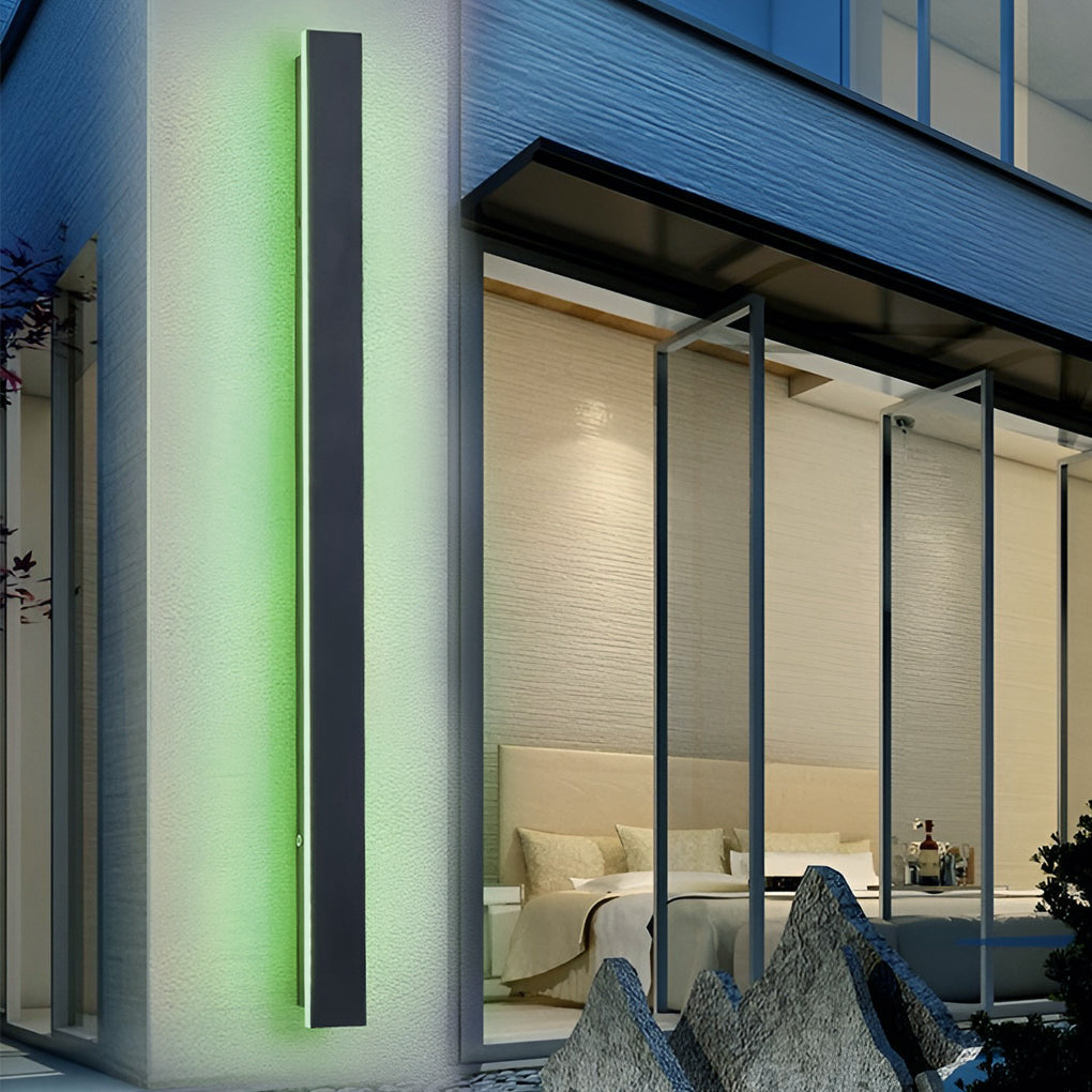 Melin Long LED RGB Linear Outdoor Wall Light
