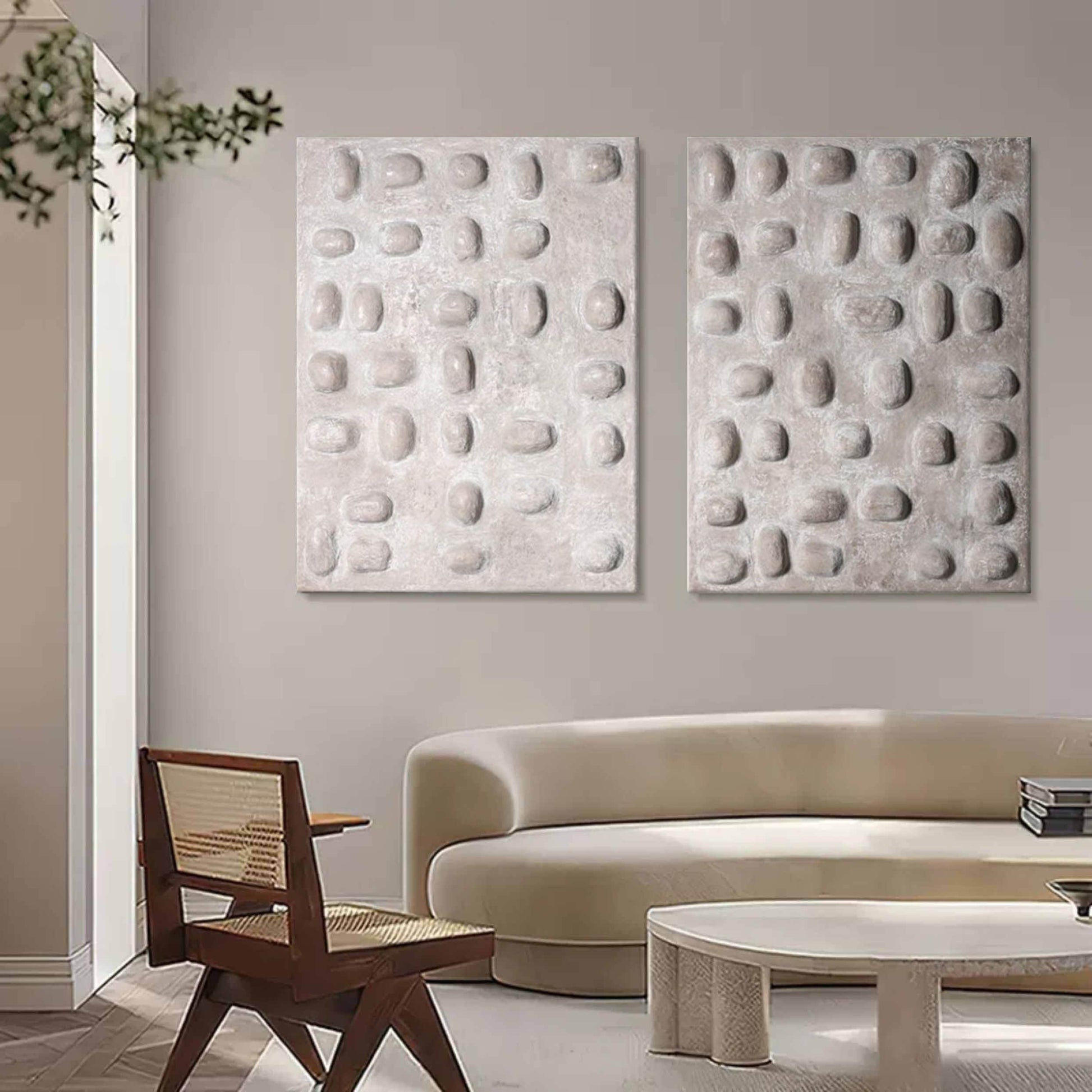 Abstract Painting Set Of 2 SP137 - Neutralighting