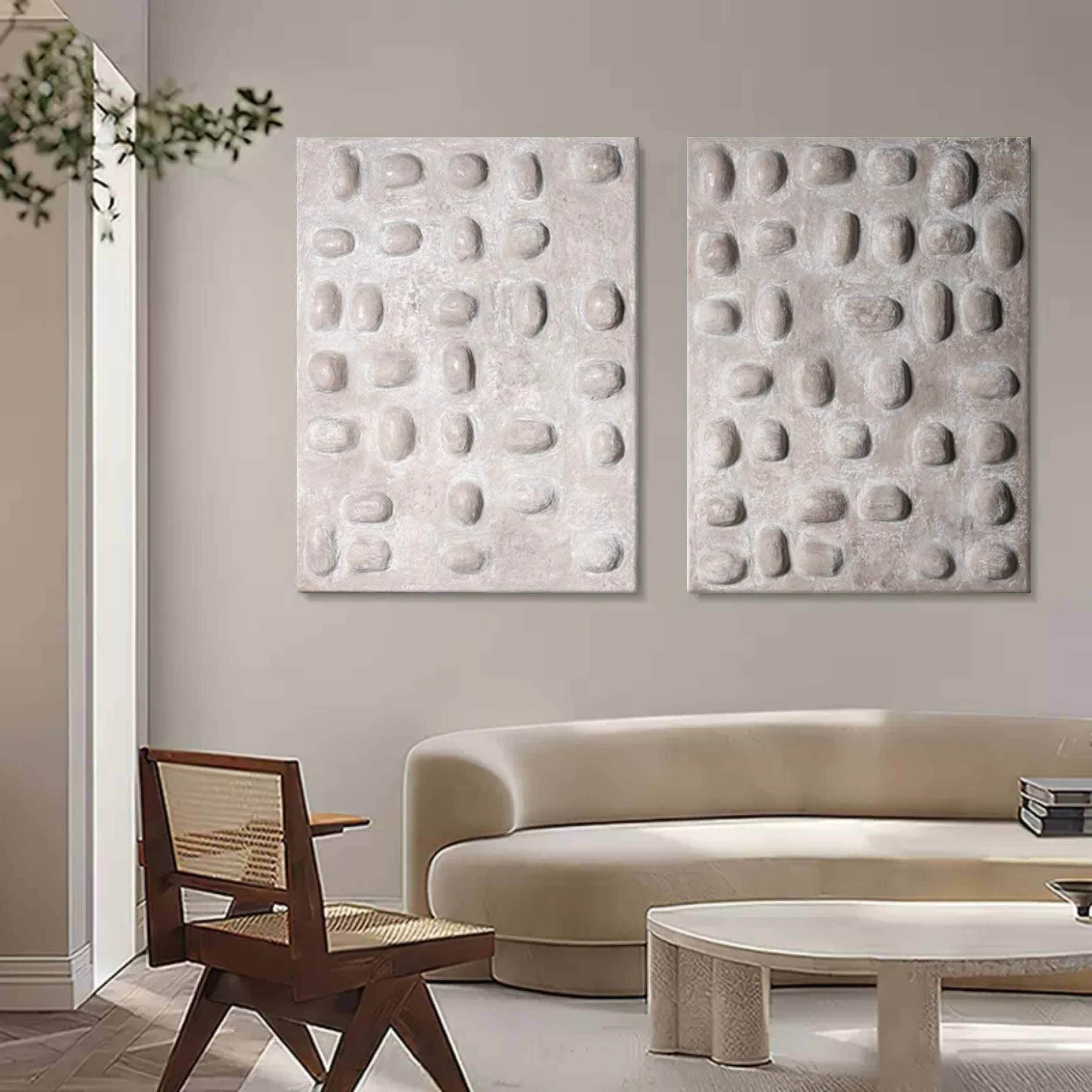 Abstract Painting Set Of 2 SP137 - Neutralighting