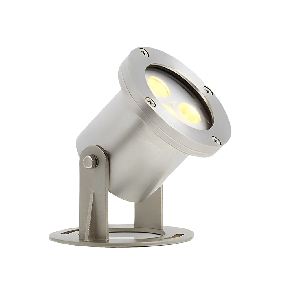Fan Modern LED Underwater Pool Steel Outdoor Spot Light