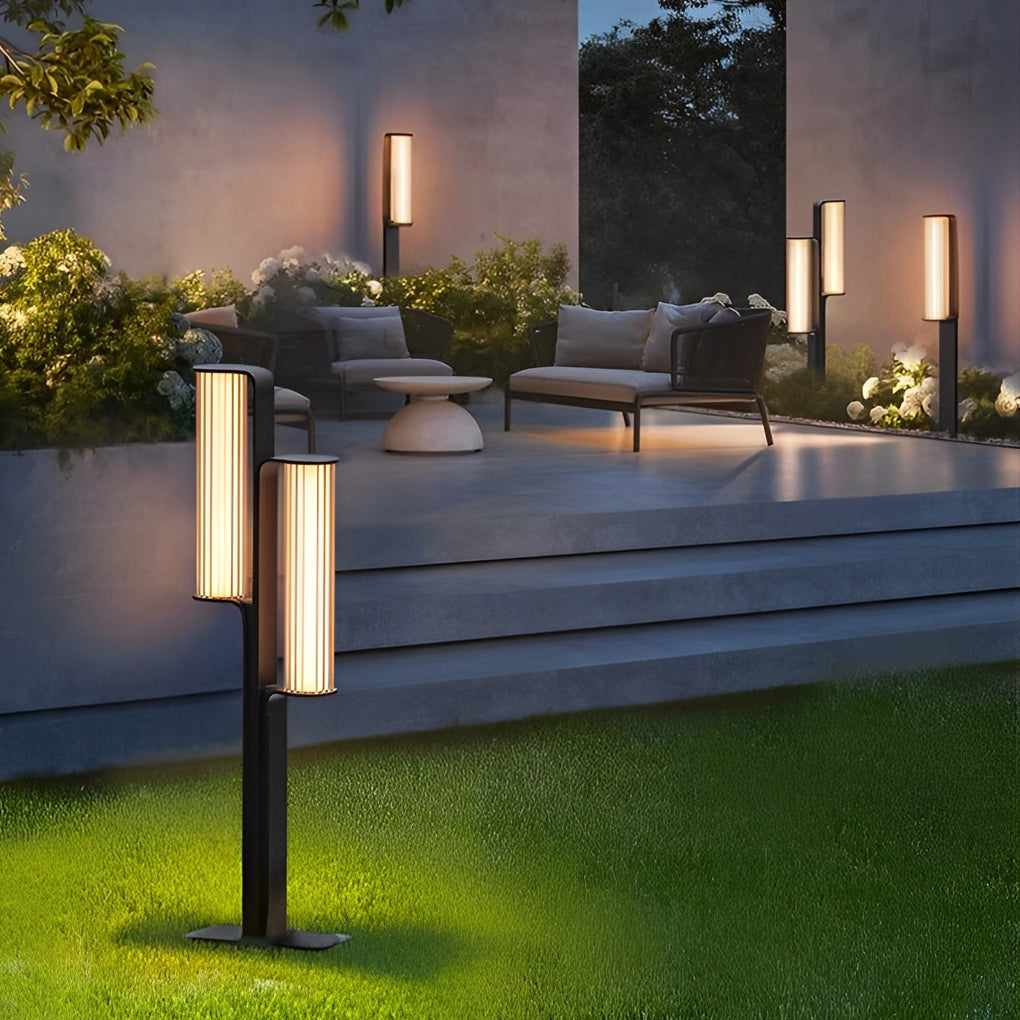 Lucana Cylinder LED Outdoor Pathway Lamp