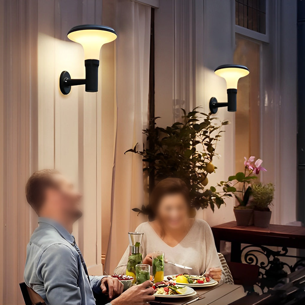 Sunine Round Flower LED Modern Outdoor Wall Lamp