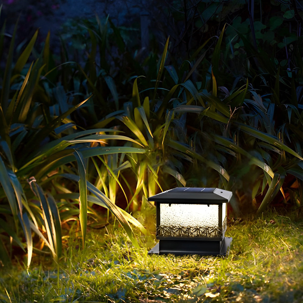 Saia Creative Square LED Modern Outdoor Fence Post Lights