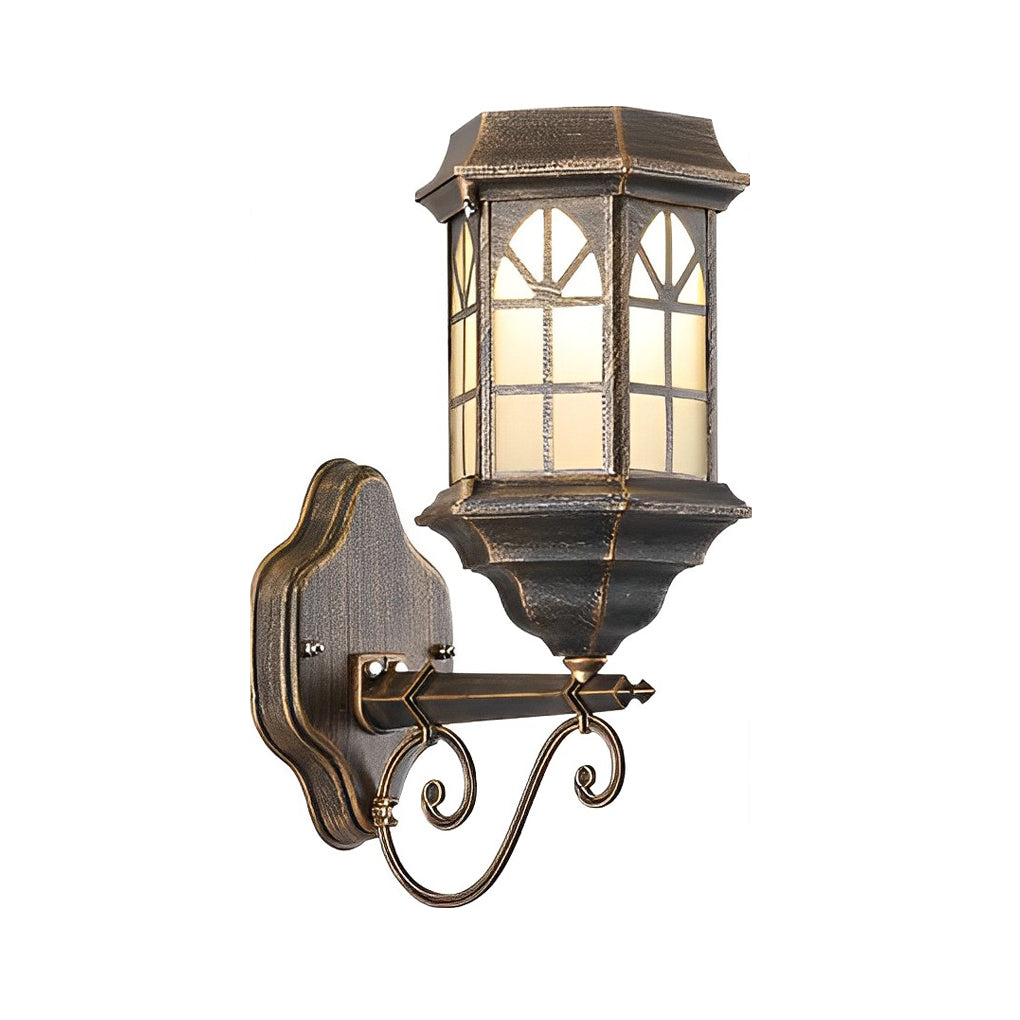 Blesed Retro LED Solar Outdoor Wall Lamp