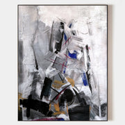 Black White Abstract Painting ABAV03 - Neutralighting