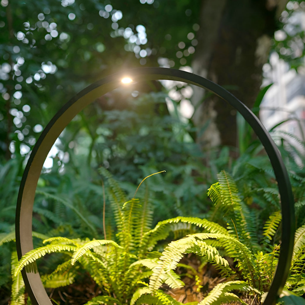 Floyd Elegant Circular Ring Outdoor Pathway Light
