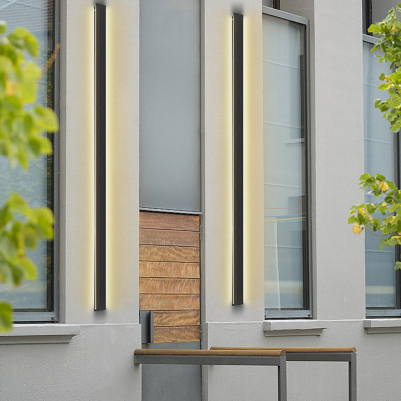 Teres LED Long Linear Minimalist Outdoor Wall Lights