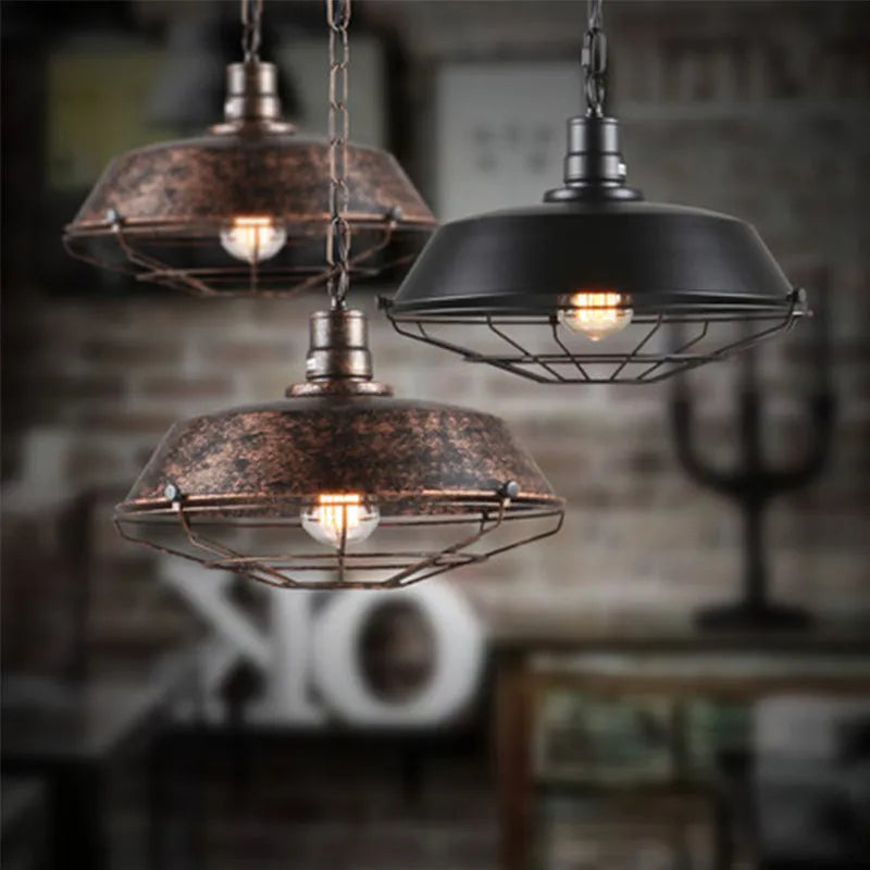 Epoch Rustic Black Industrial Pendant Light Shade, Outdoor/Indoor - Neutral Decor