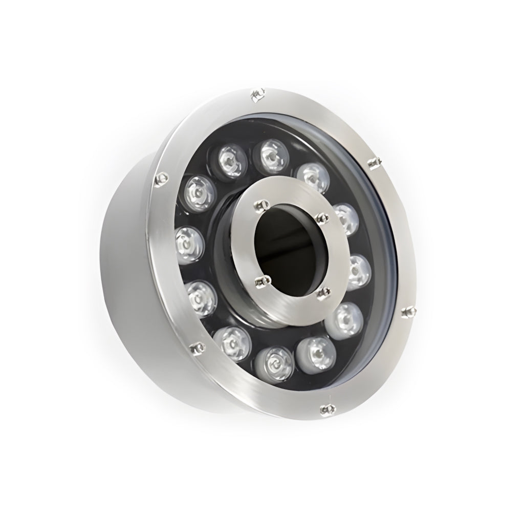 Sharp Vibrant LED Colorful Fountain Steel Outdoor Lights