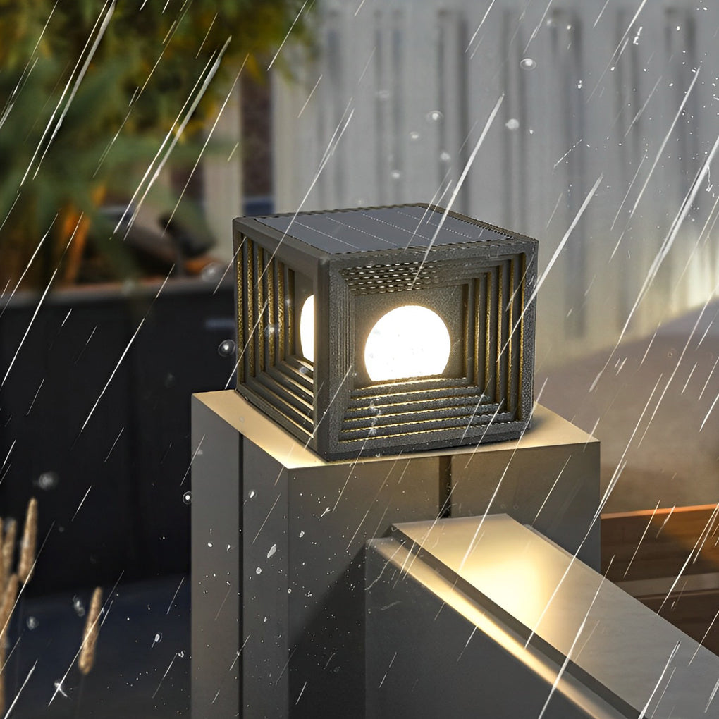 Church Square Creative LED Modern Outdoor Post Lights