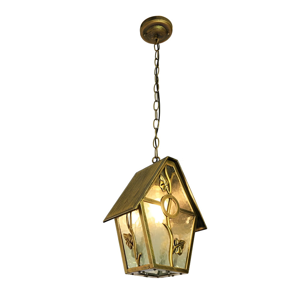 Ambe Creative Cabin American Glass Outdoor Chandelier Lamp