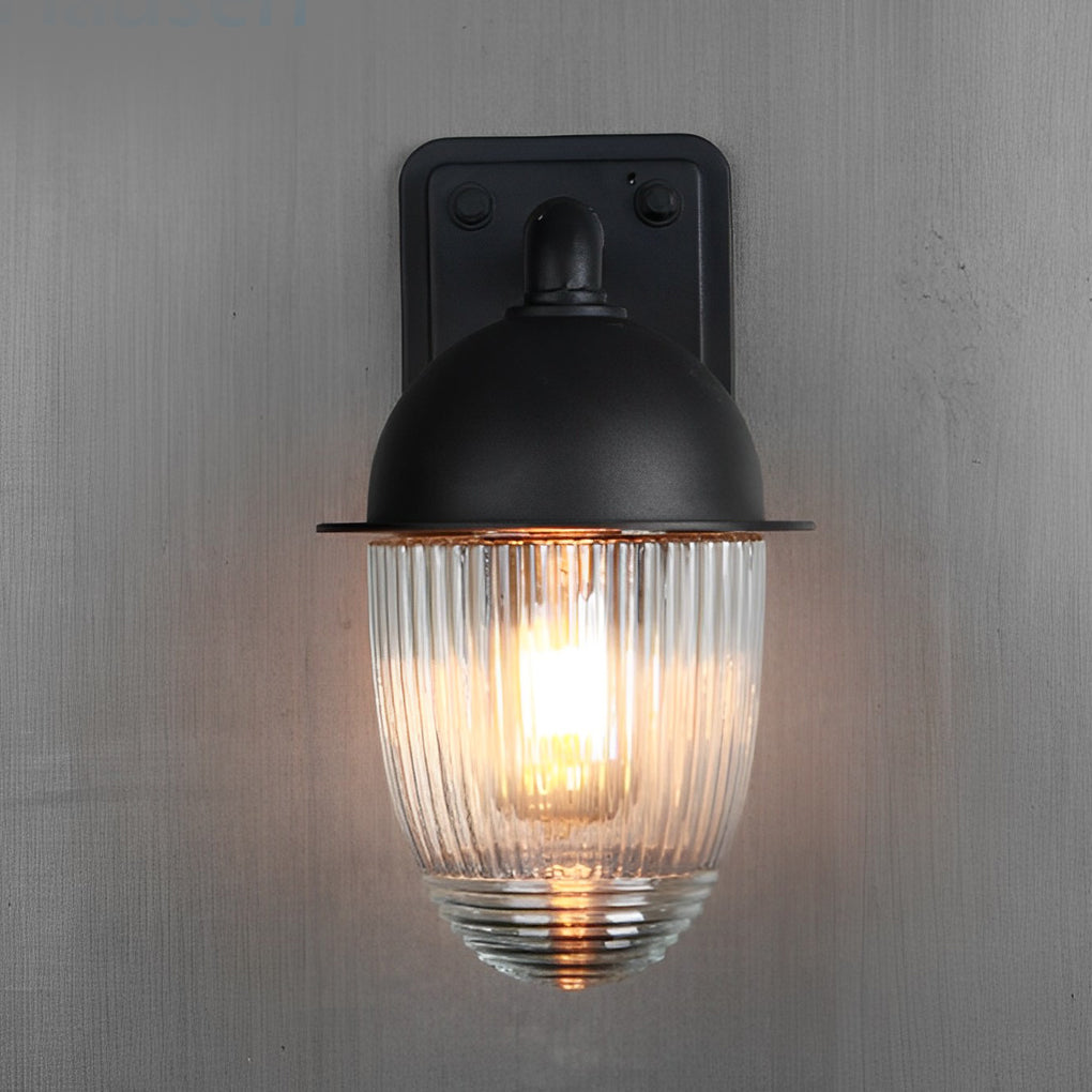Dianay Ball Matte Modern Glass Outdoor Wall Lamp Lights