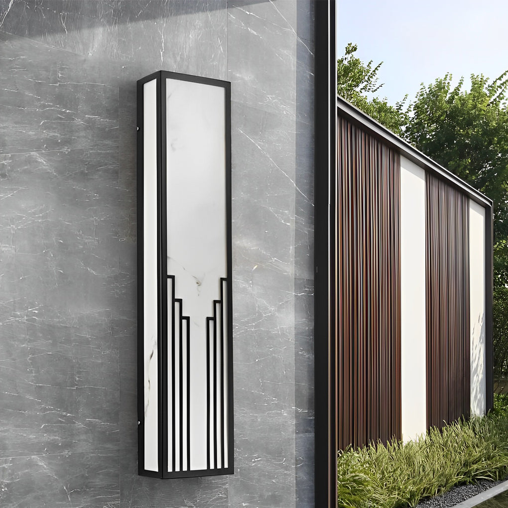 Gertrude Strip LED Modern Resin Outdoor Wall Light