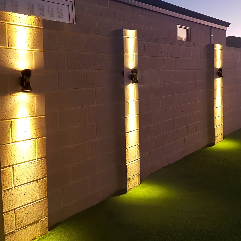 Kylan Rotating Heads LED Outdoor Wall Light