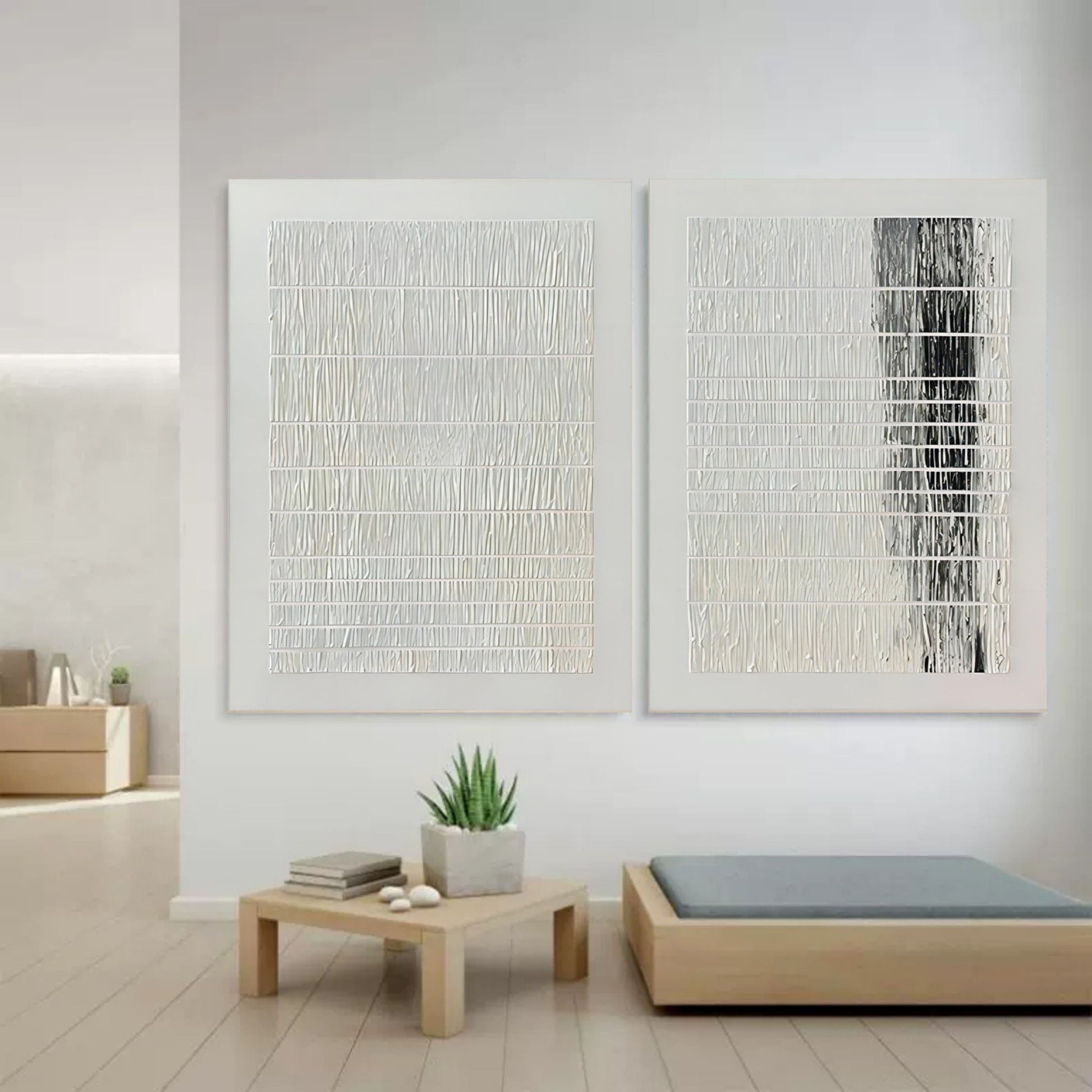 Abstract Painting Set Of 2 SP098 - Neutralighting