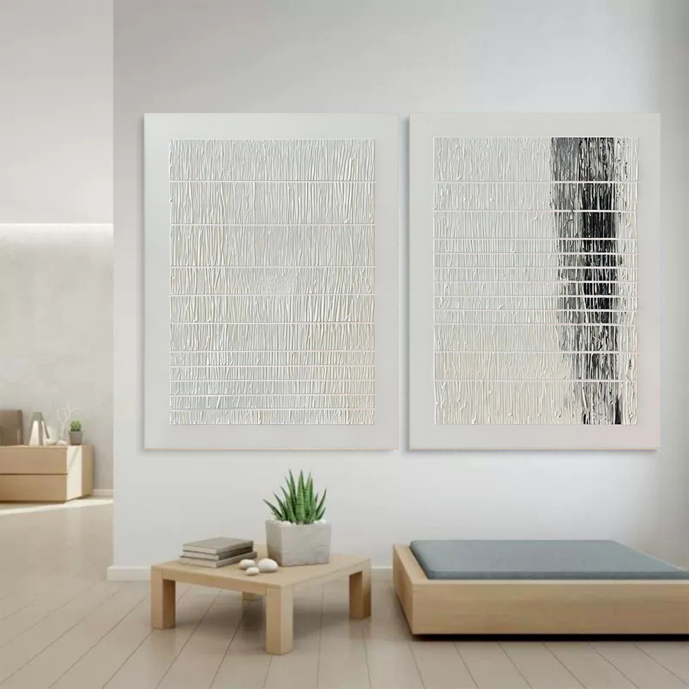 Abstract Painting Set Of 2 SP098 - Neutralighting