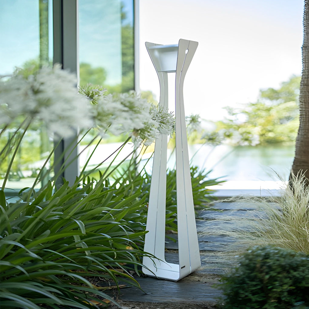 Solitry Sleek Stainless Steel Outdoor Pathway Lights