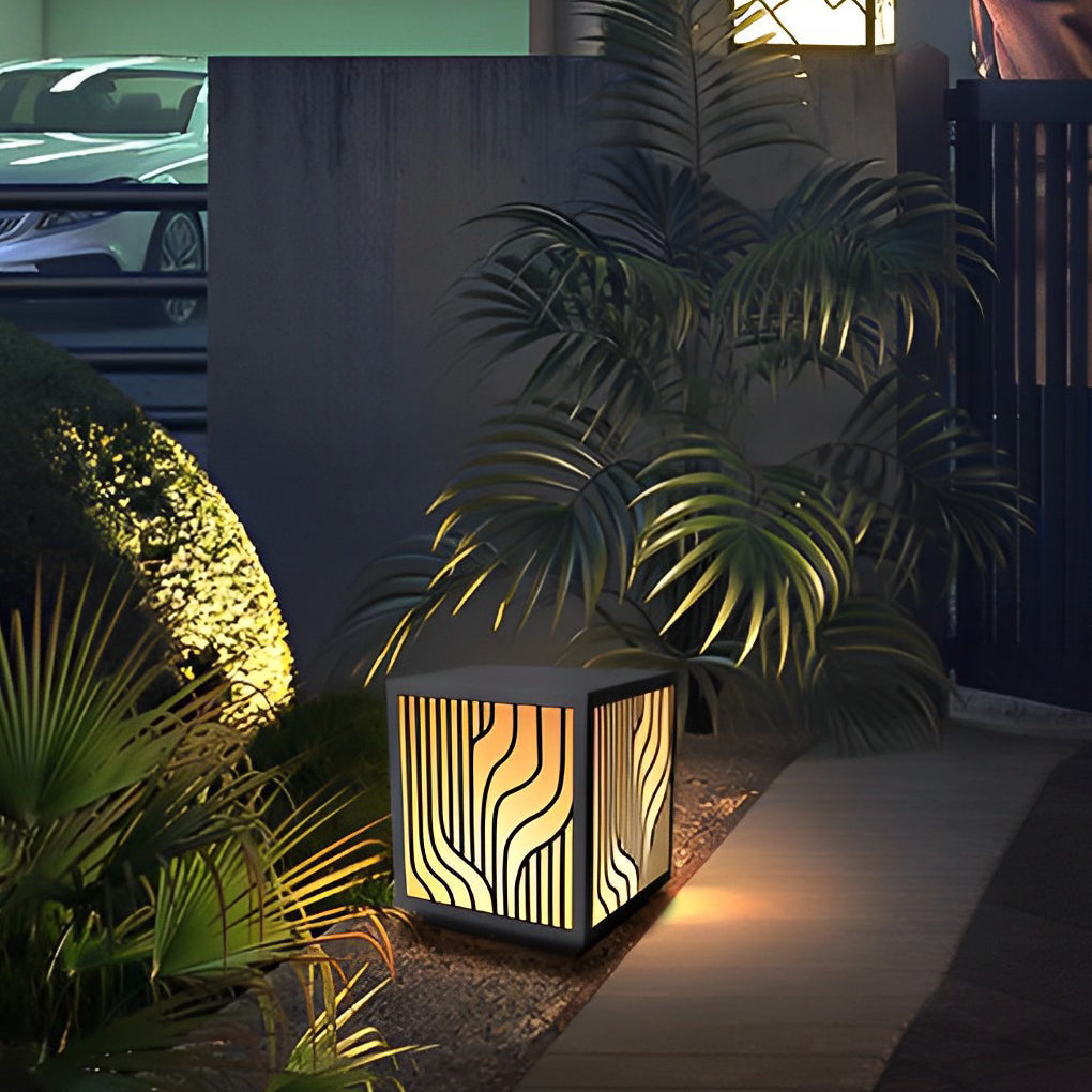 Primav Creative LED Modern Outdoor Fence Post Light