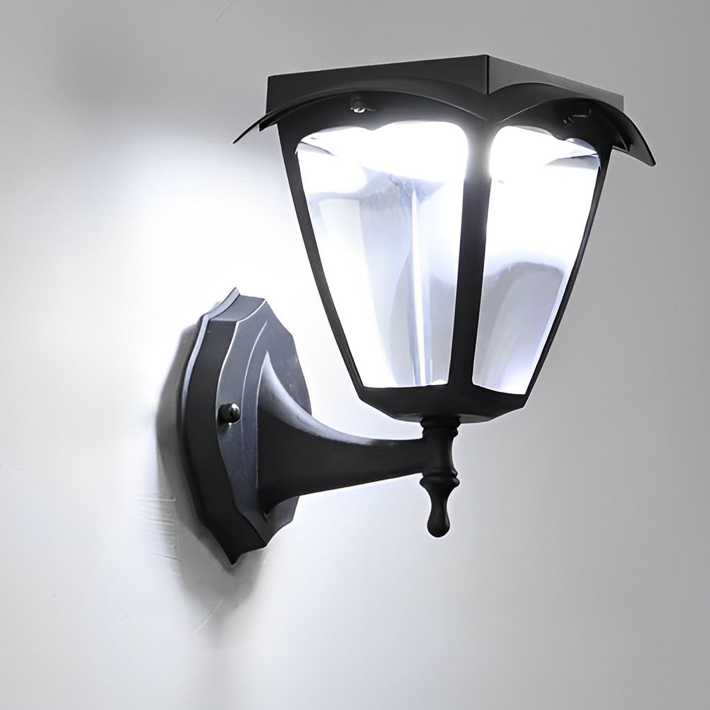 Fern Solar Powered Porch LED Outdoor Wall Light