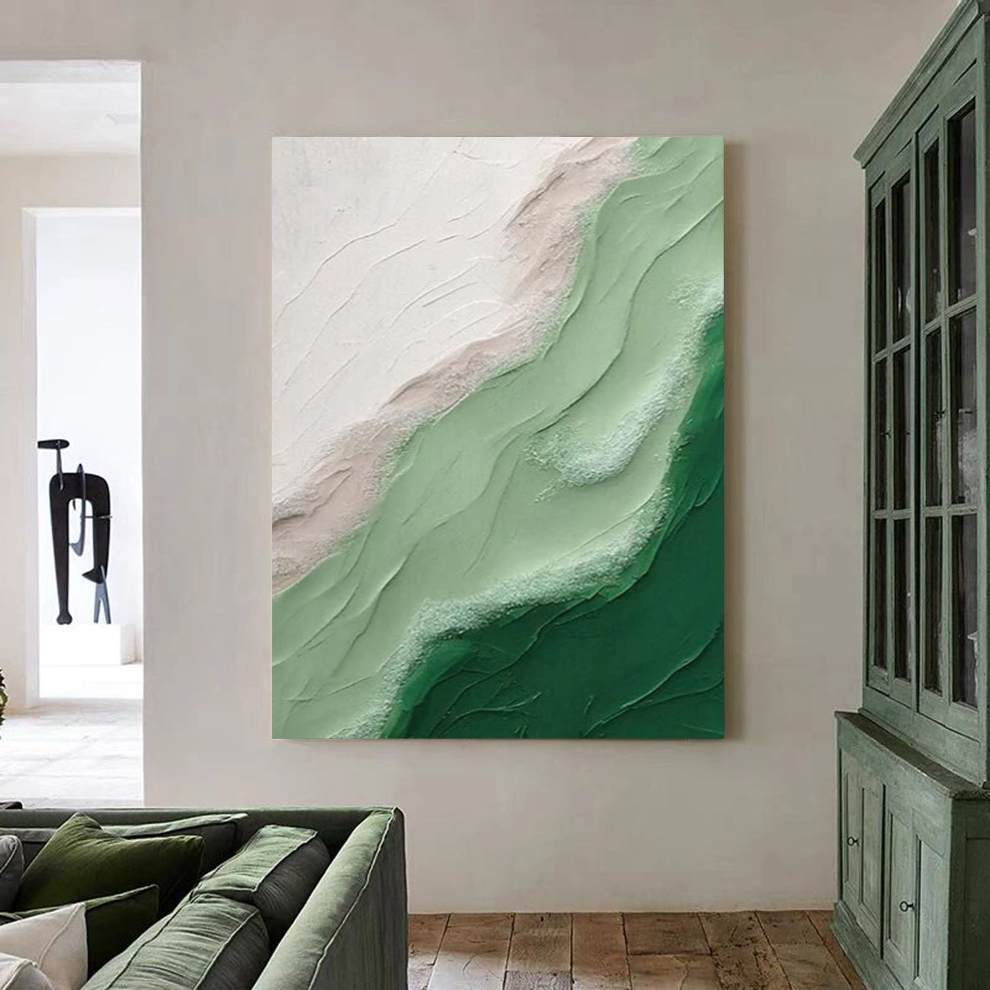 Abstract Canvas Art AB050 - Neutralighting