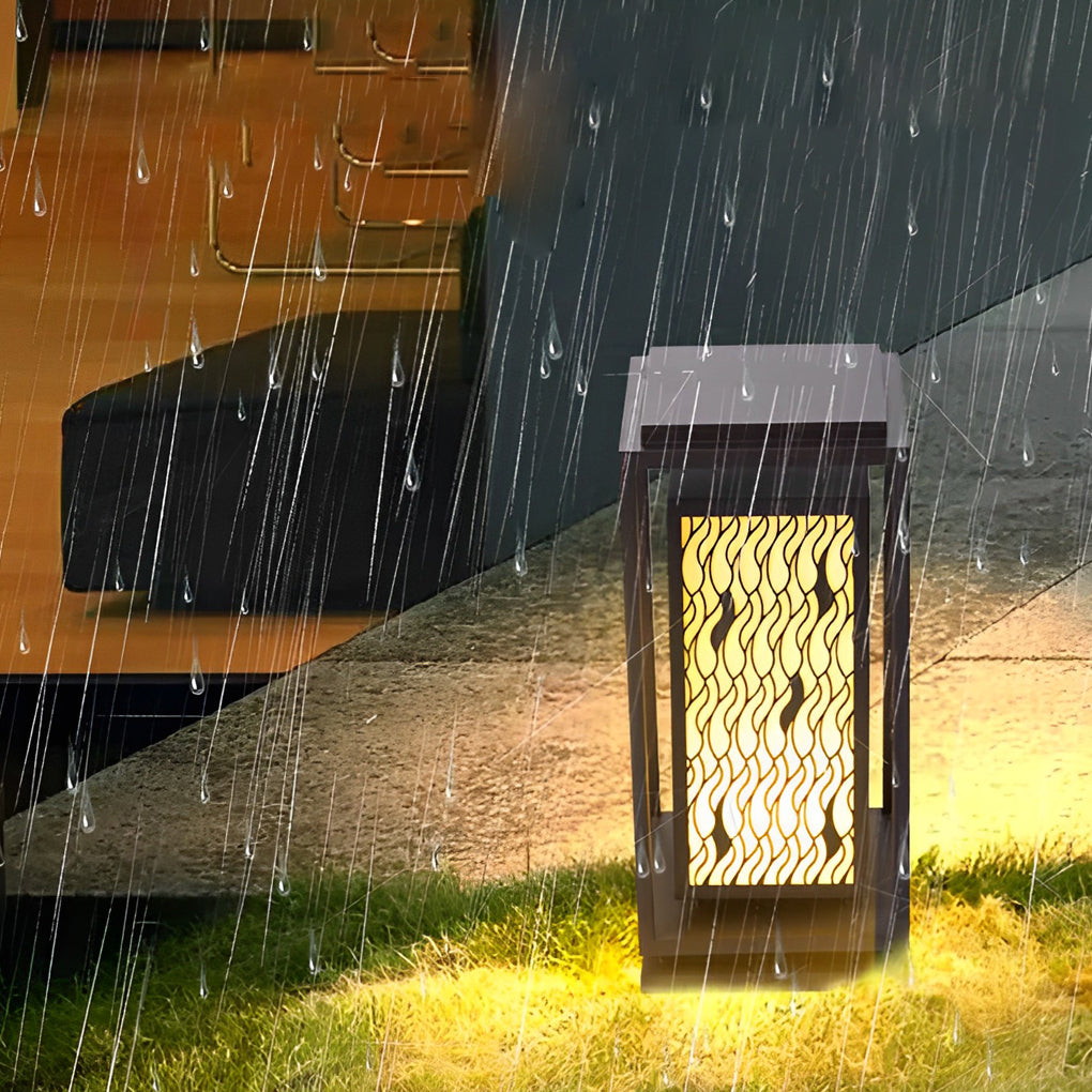 Orlena Vintage Landscape Marble Outdoor Pathway Lawn Lamp
