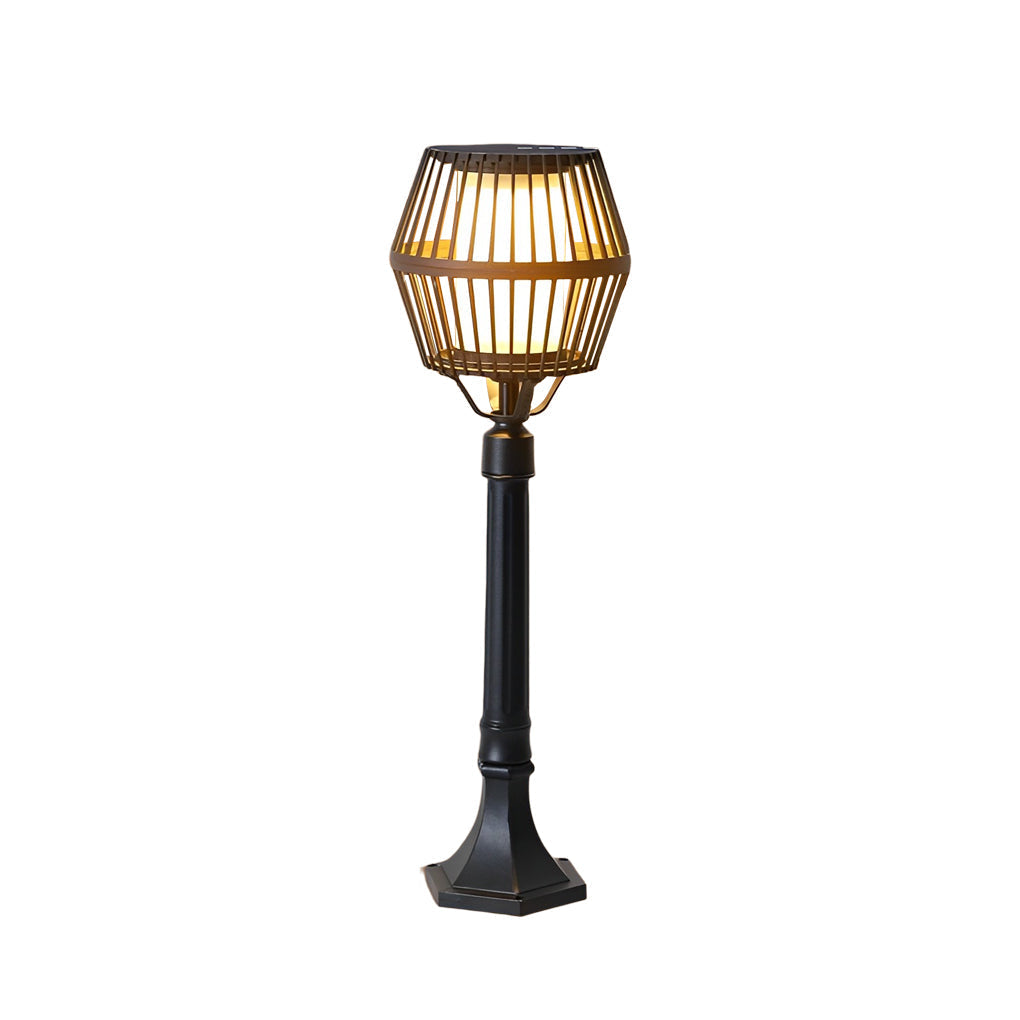 Deirdre Modern Solar Caged Outdoor Lanterns