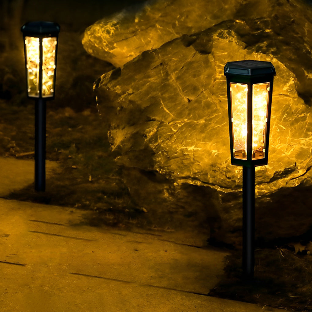 Beaice Hexagonal LED String ABS Outdoor Lawn Lights