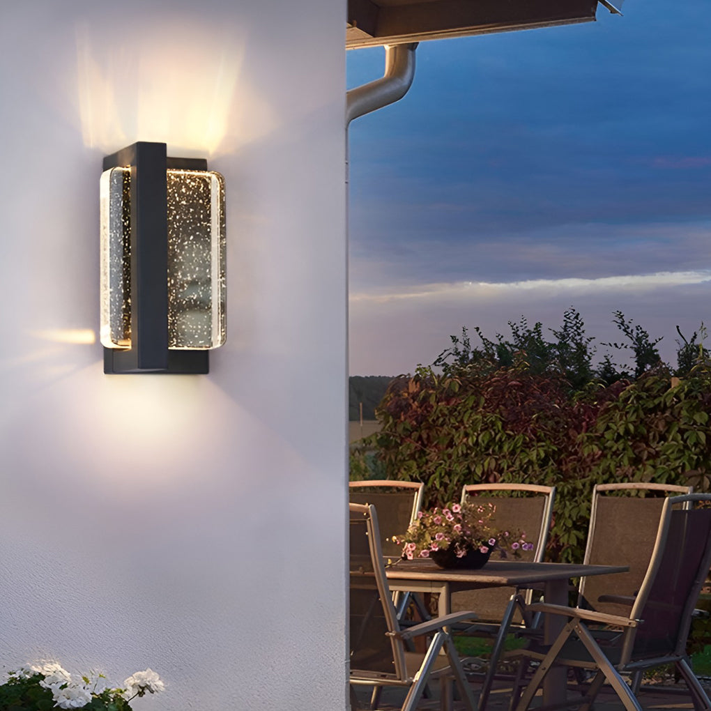 Luminous Creative Modern Crystal Outdoor Wall Lamp