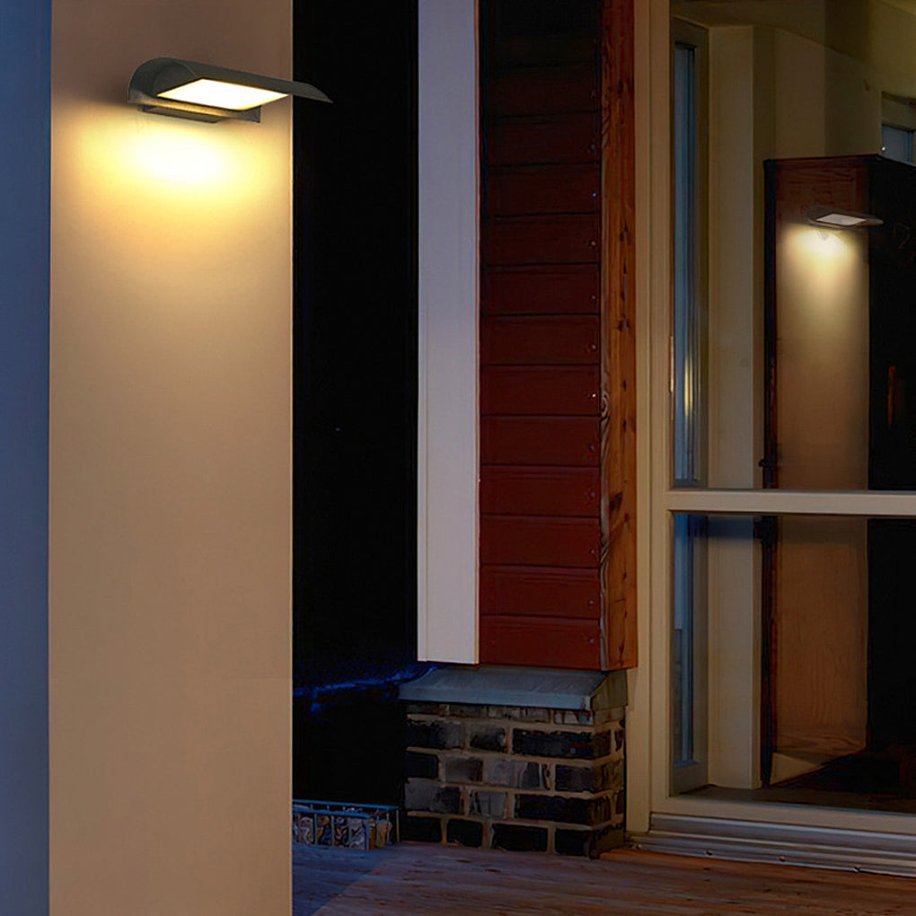 Lumius Curved LED Modern Minimalist Outdoor Wall Lamp
