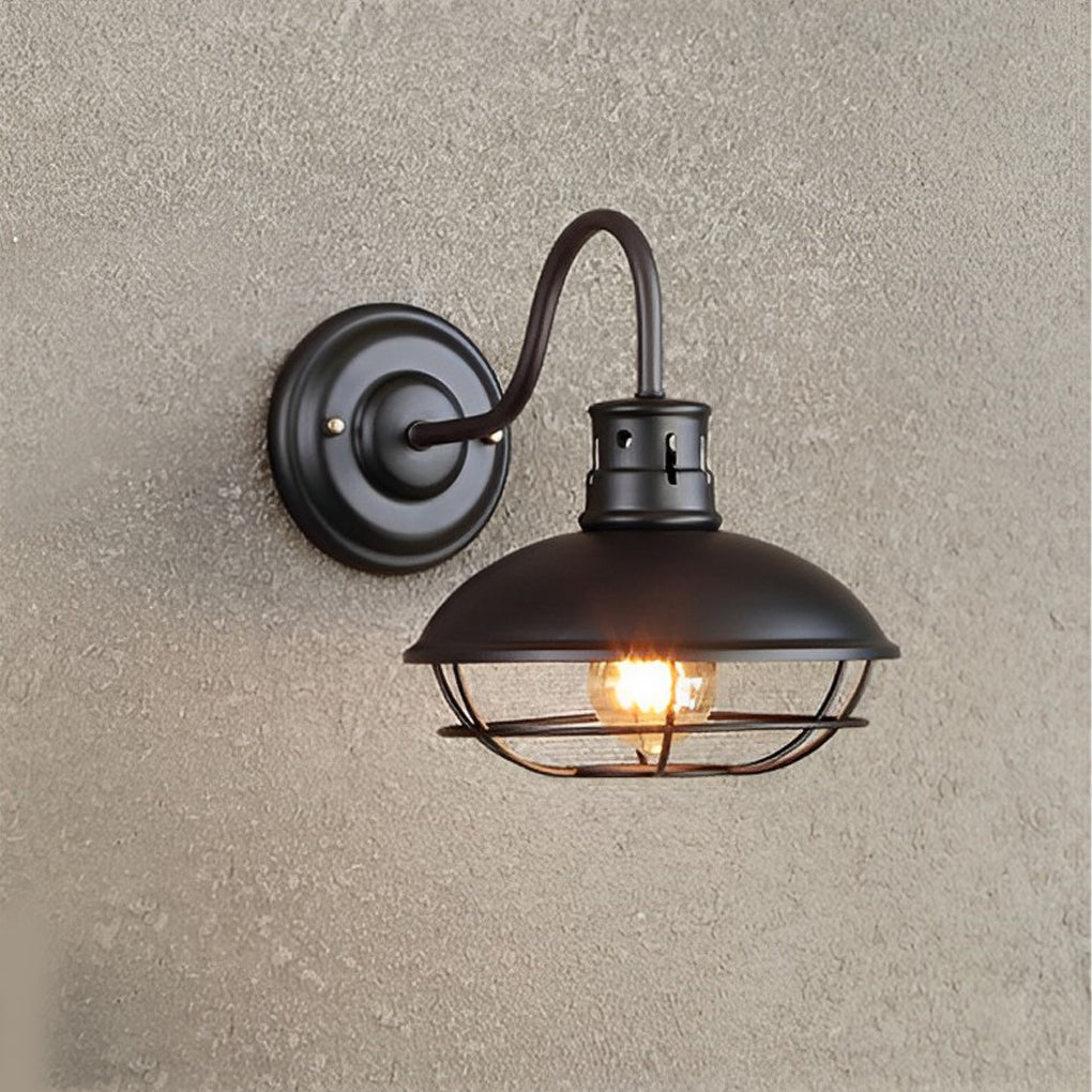 Olivia Retro LED Industrial Outdoor Wall Lights
