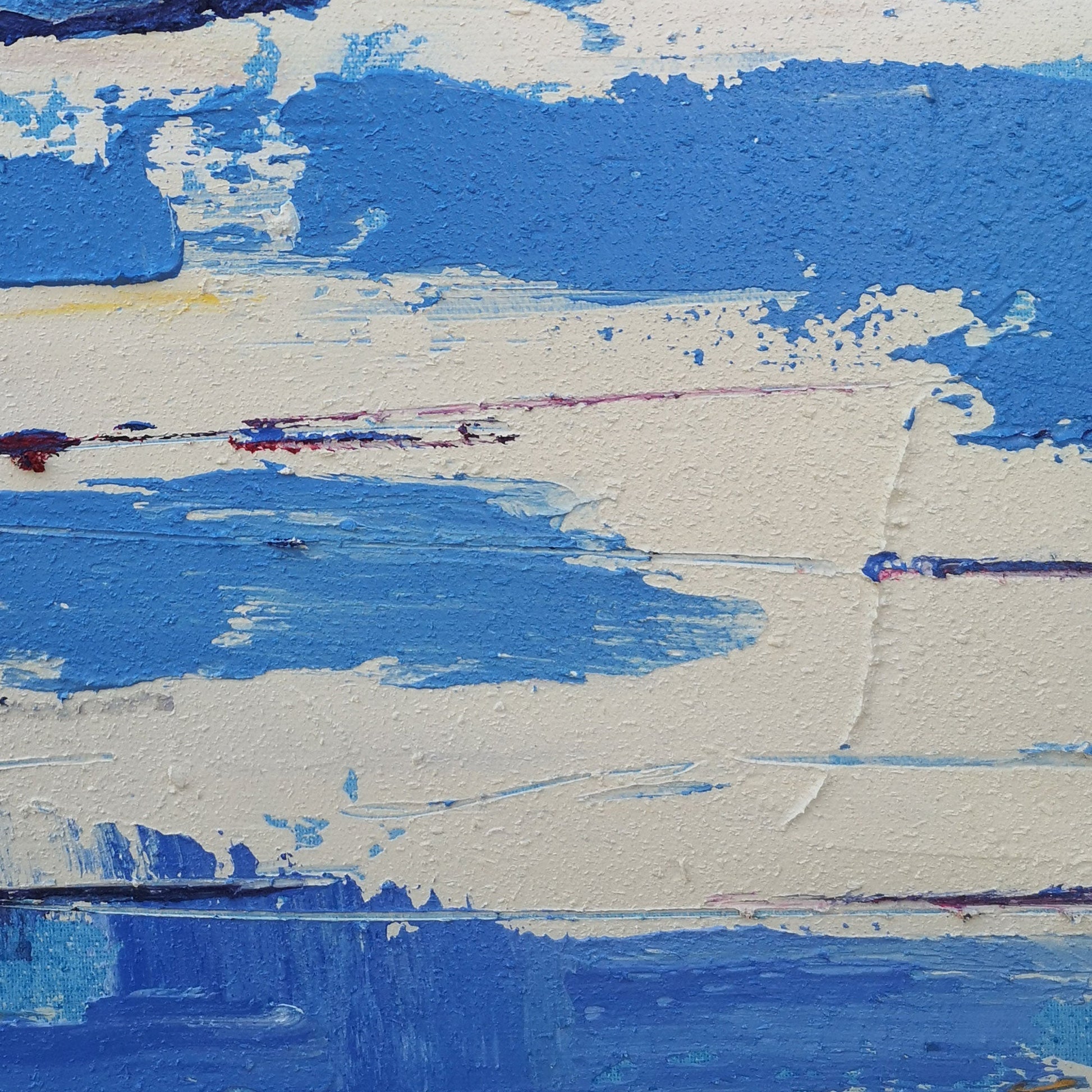 Modern Seascape Art 40'' X 40'' IS49 - Neutralighting