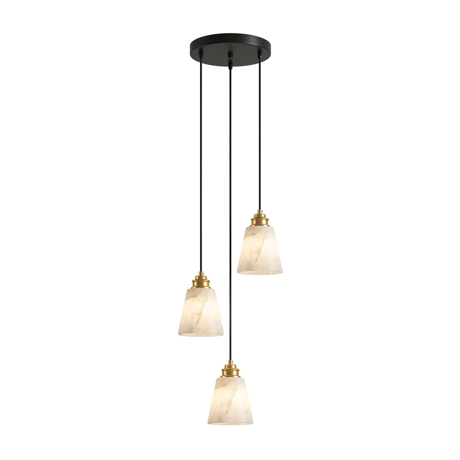 Droplet Alabaster Pendant Lamp-Neutral Decor