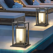 Hadley Lawn Ribbed Outdoor Pathway Lights