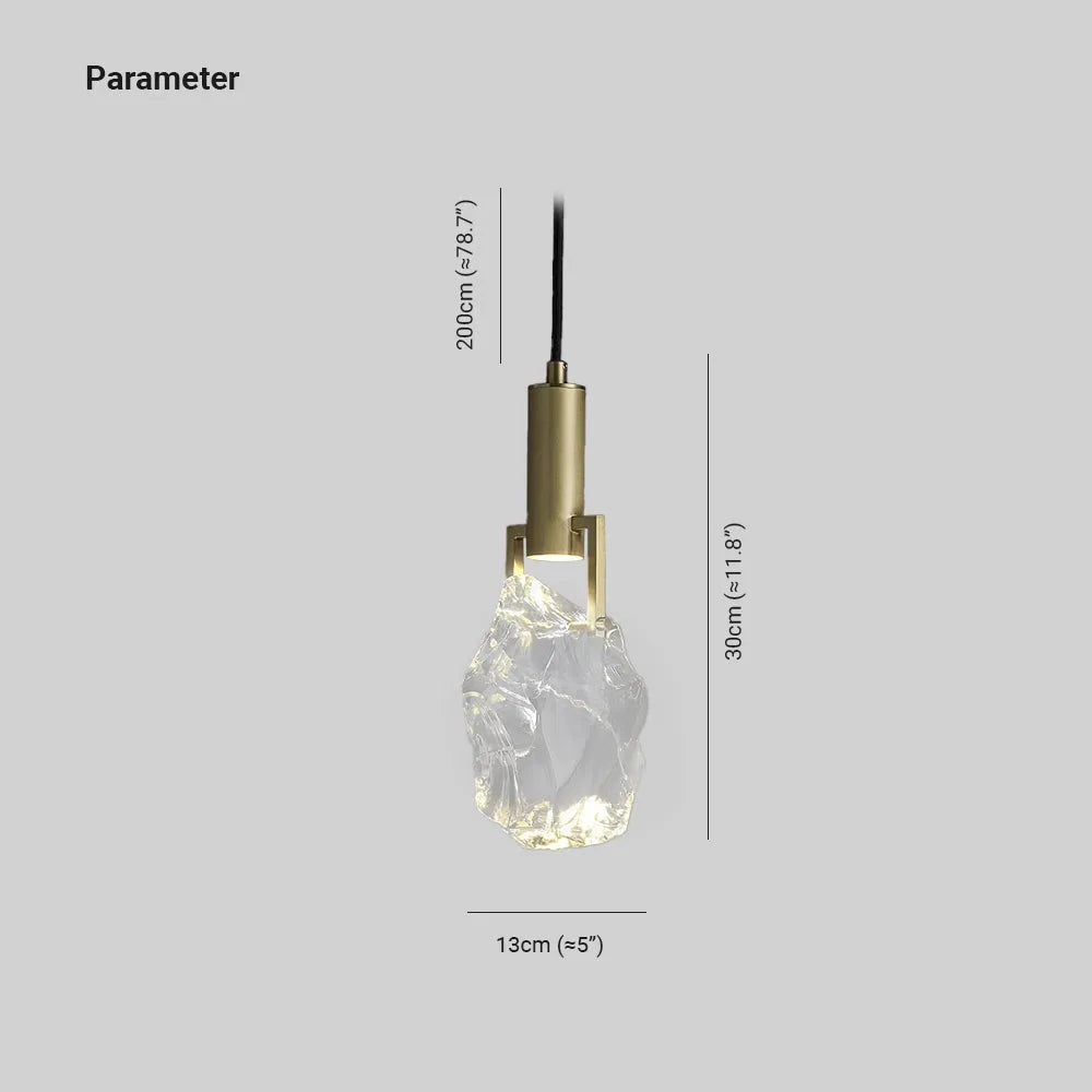 Drop Crystal Pendant Light-Neutral Decor