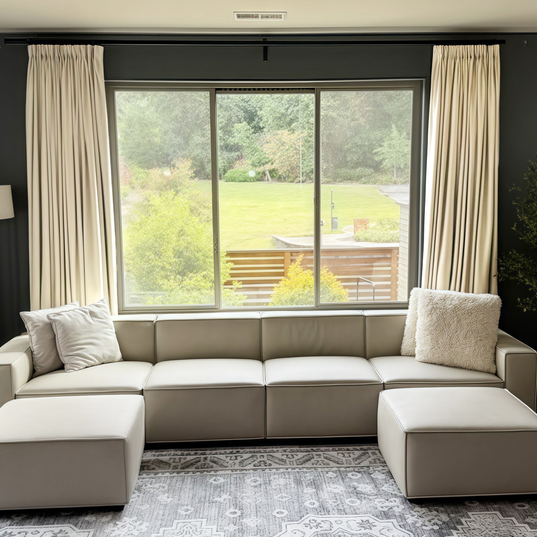 Belgian Flax Linen Blackout Curtains & Drapes-Neutral Decor