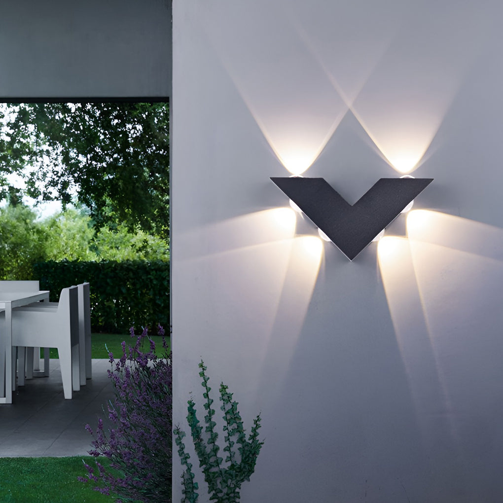 Seeds V-shaped Modern Outdoor Wall Washer Light