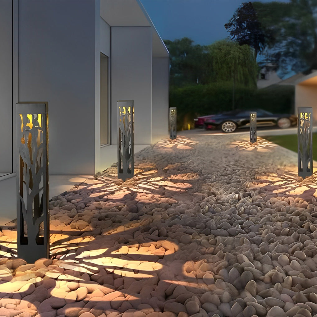 Darrel Modern Creative Stainless Steel Outdoor Lawn Lights