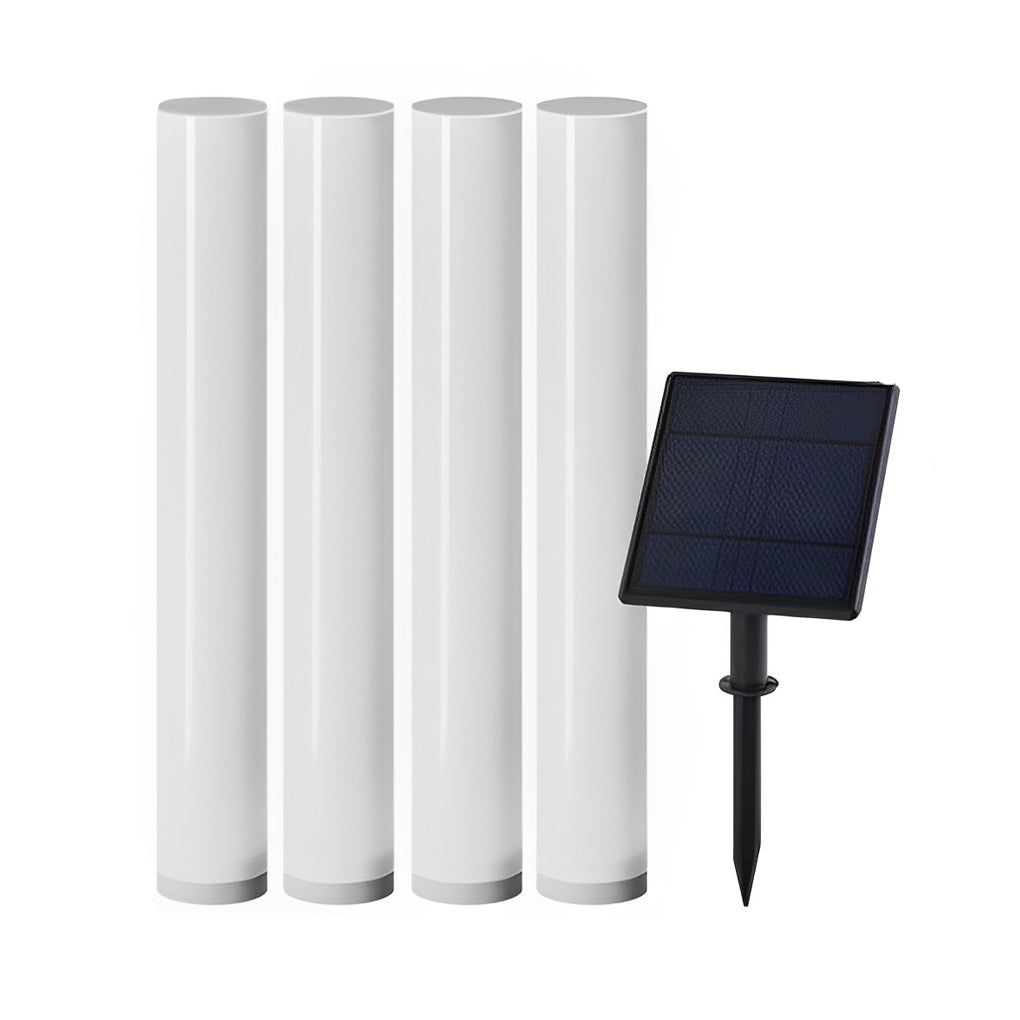 Hana Long Cylindrical Modern ABS Outdoor Lawn Post Lights