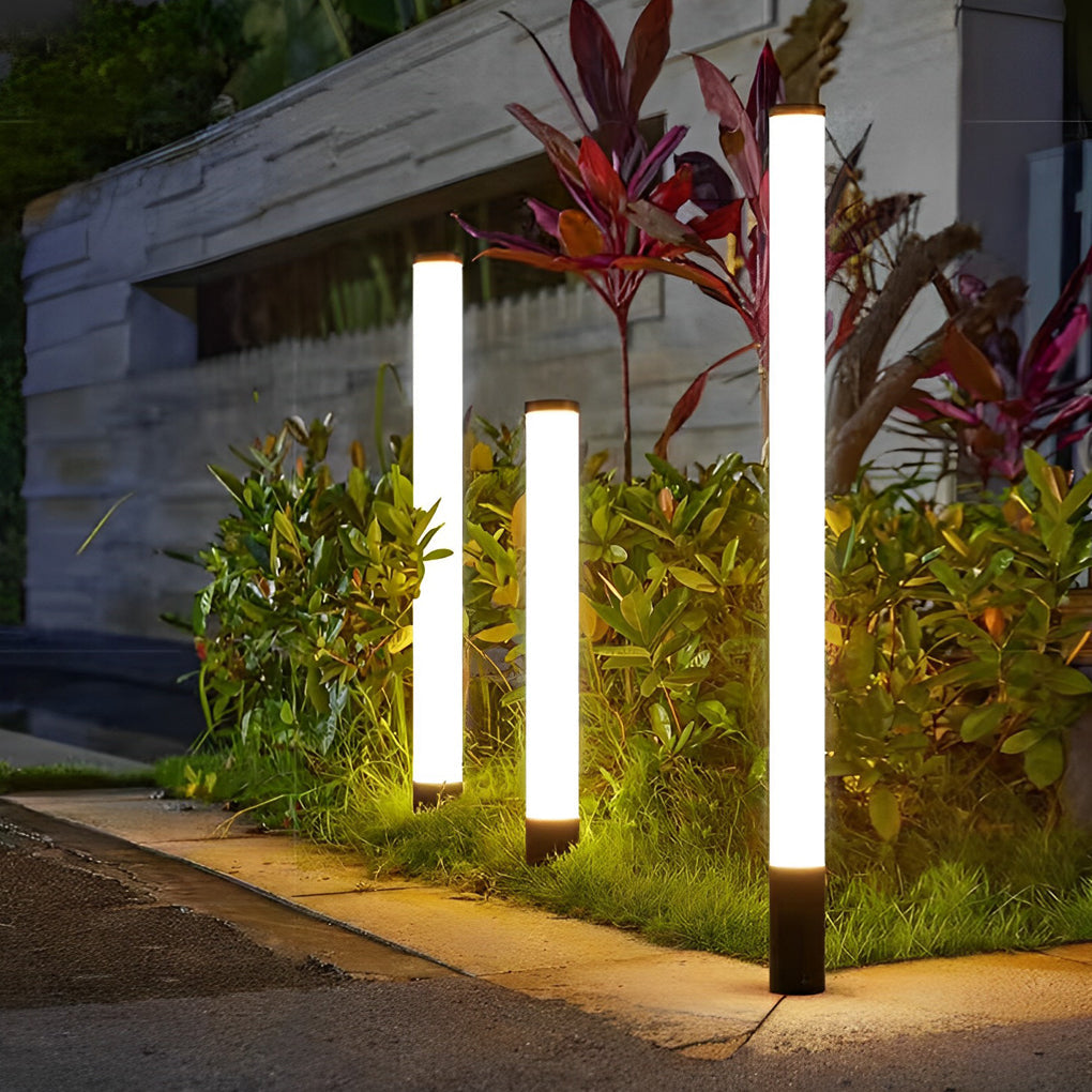 Kely Cylindrical LED Modern Outdoor Lawn Lights