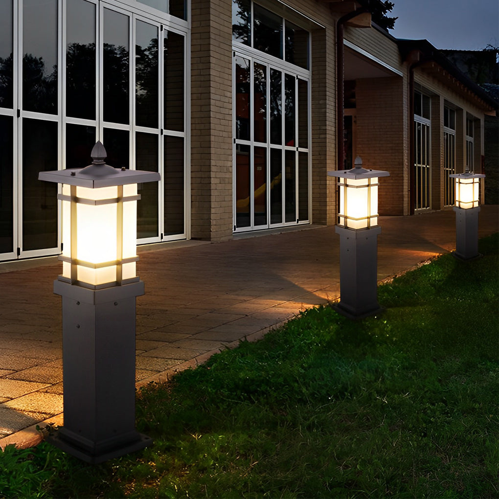 Victria Modern LED Ancient Outdoor Bollard Light