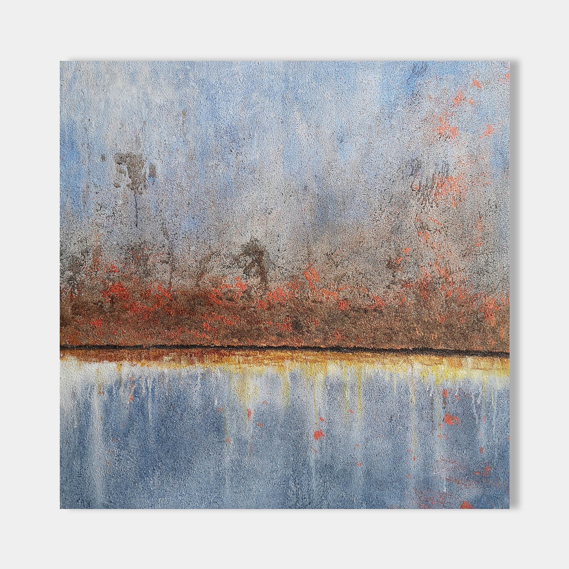 Abstract Seascape Art 40'' X 40'' IS21 - Neutralighting