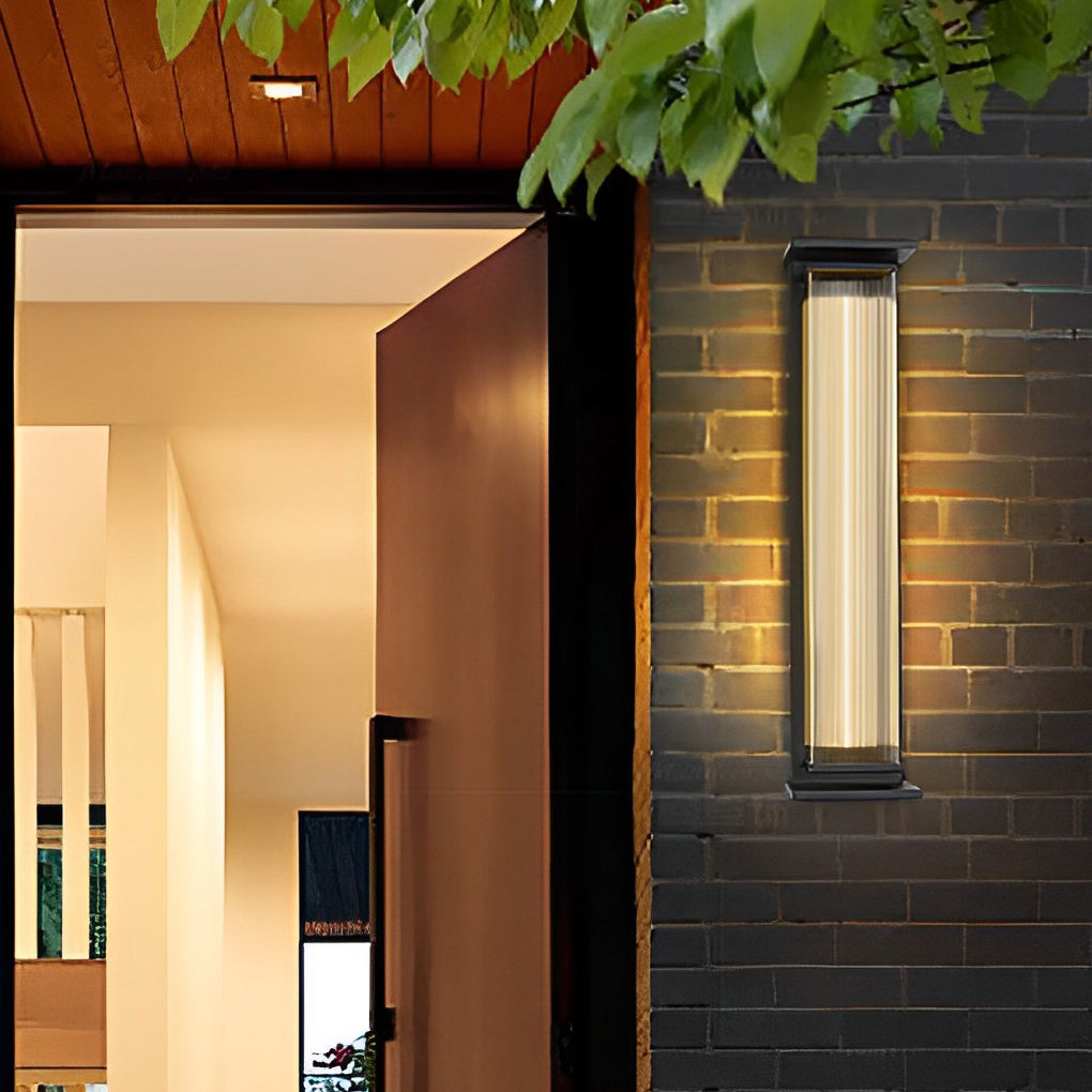 Quenna Creative Strip Modern Outdoor Wall Lights